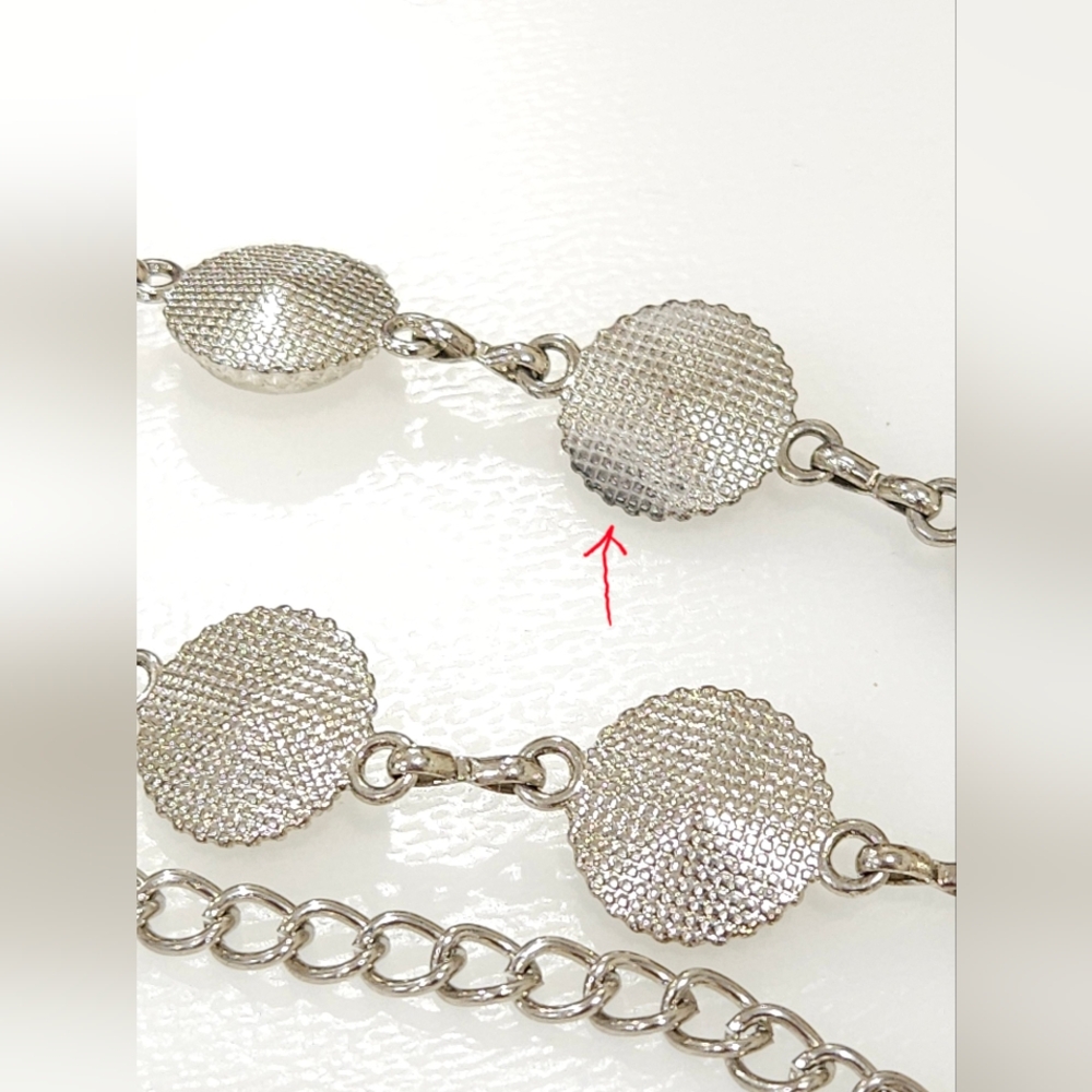 Round Clear Rhinestones Adjustable Belt - Picture 12 of 12